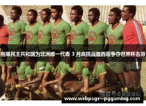 刚果民主共和国为非洲唯一代表 3 月底挑战墨西哥争夺世界杯名额
